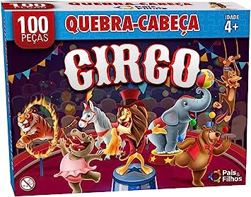 Quebra-Cabeça Cartonado o Circo 100 Peças.jpg