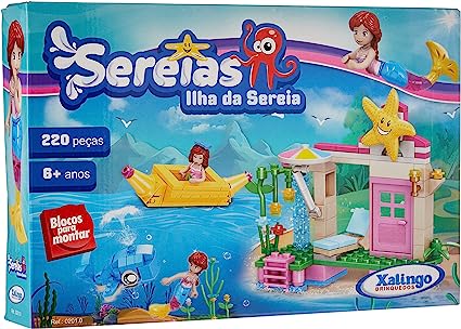 Blocos de Montar - 220 peças - Ilha da Sereia -.jpg