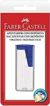 Apontador com Deposito Plástico, Faber-Castell,.jpg